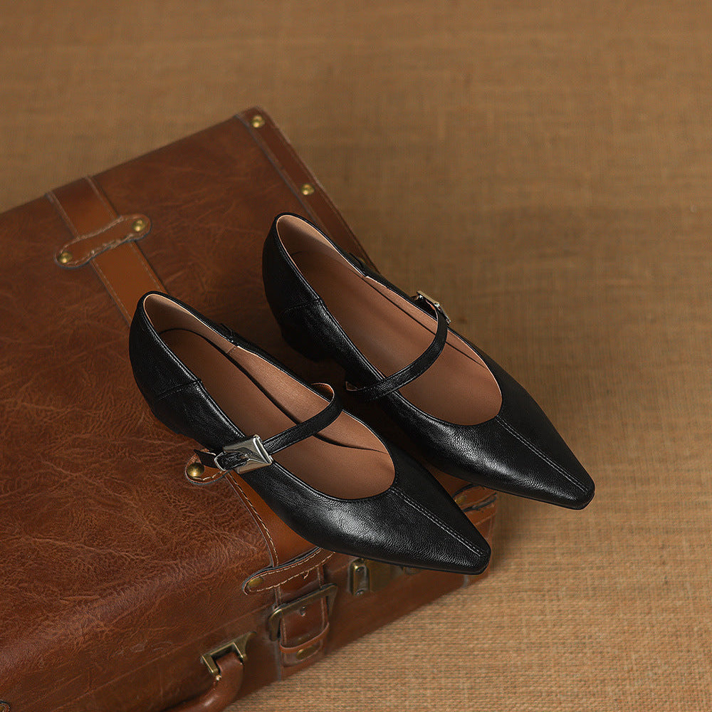 Frances™ | Pointed-Toe Comfort Mary Janes