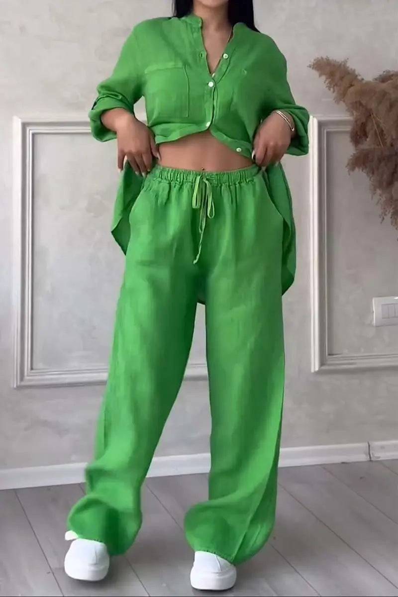 Marline | Casual Linen Ladies' Set
