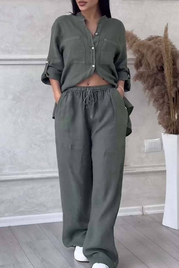 Marline | Casual Linen Ladies' Set