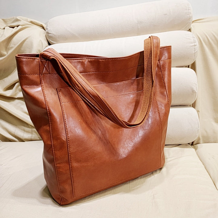 Ashley | Signature Genuine Leather Tote Bag