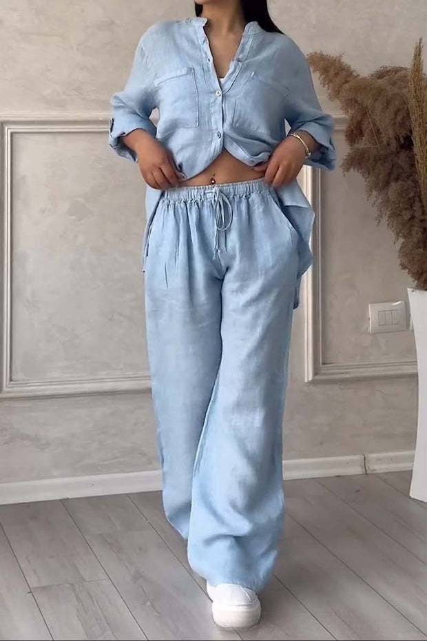 Marline | Casual Linen Ladies' Set