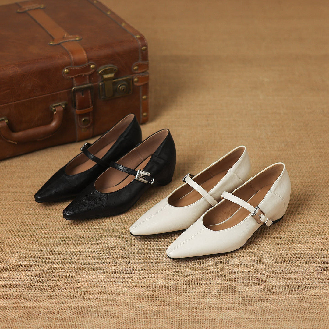 Frances™ | Pointed-Toe Comfort Mary Janes