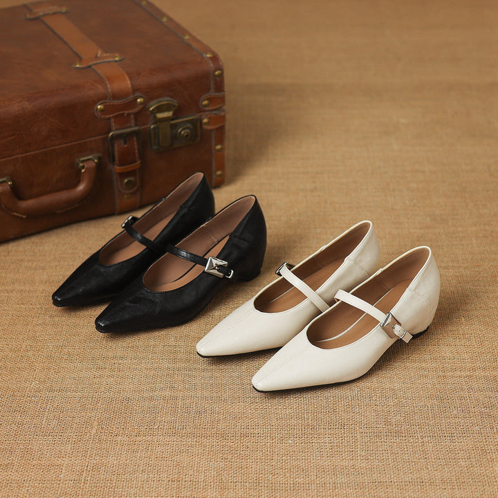Frances™ | Pointed-Toe Comfort Mary Janes
