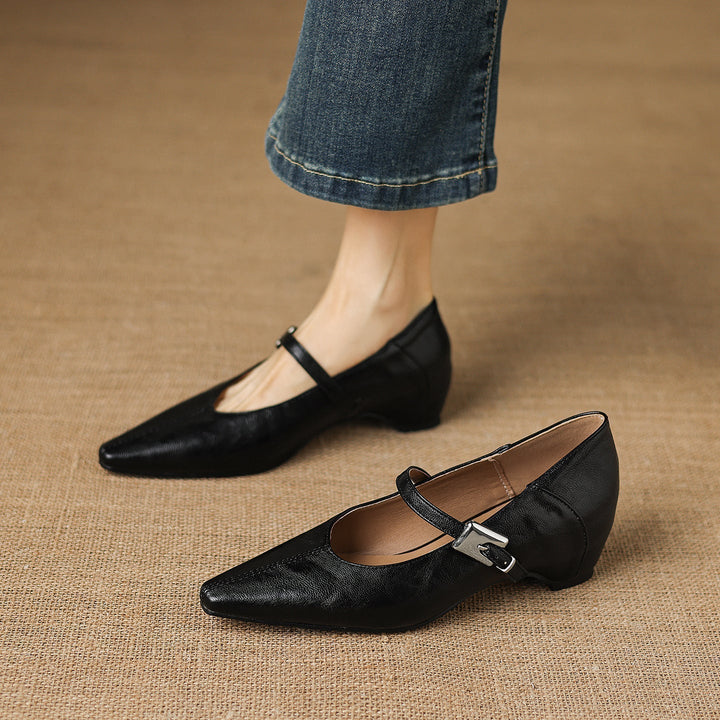 Frances™ | Pointed-Toe Comfort Mary Janes