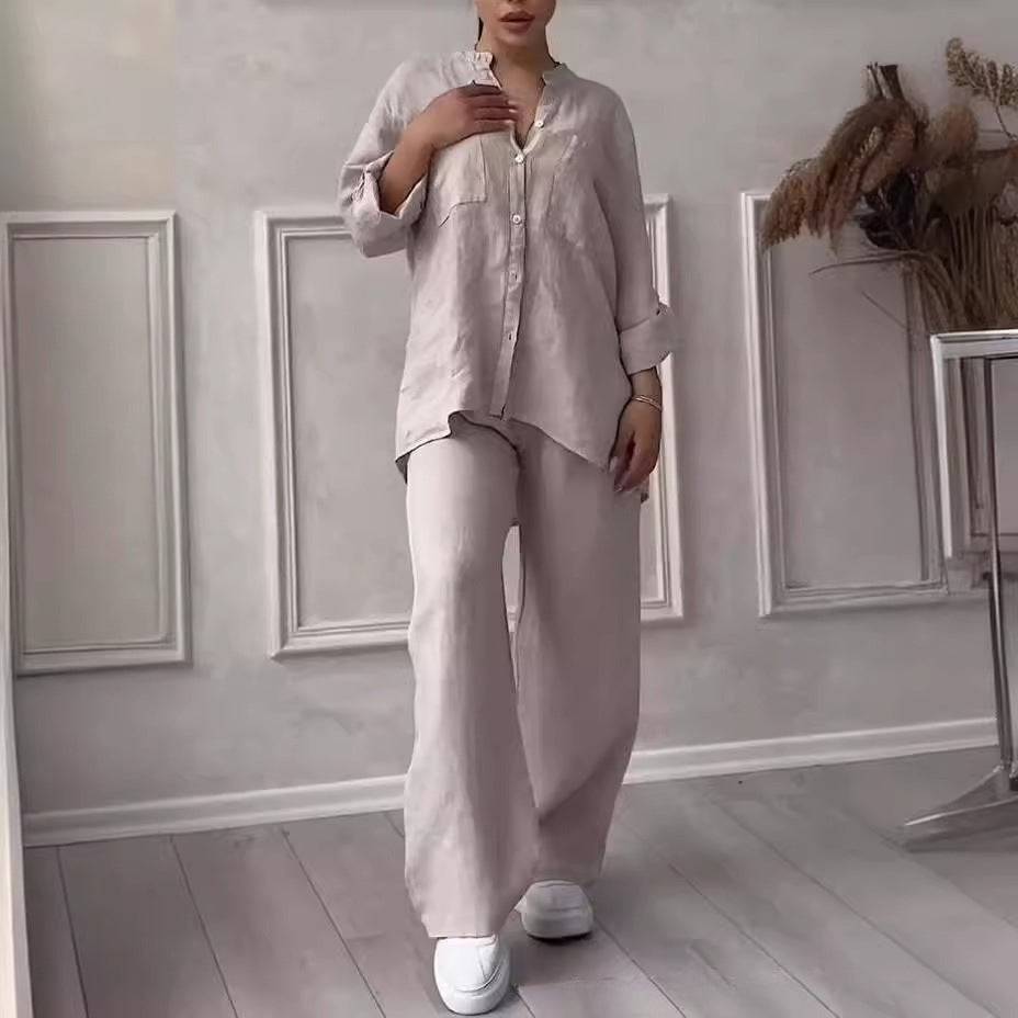 Marline | Casual Linen Ladies' Set