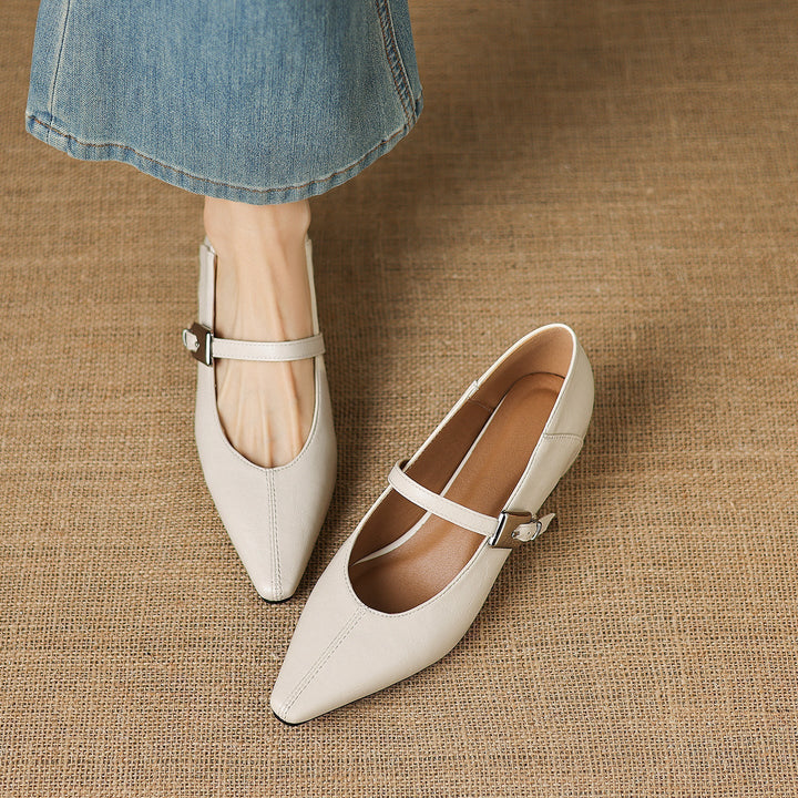 Frances™ | Pointed-Toe Comfort Mary Janes
