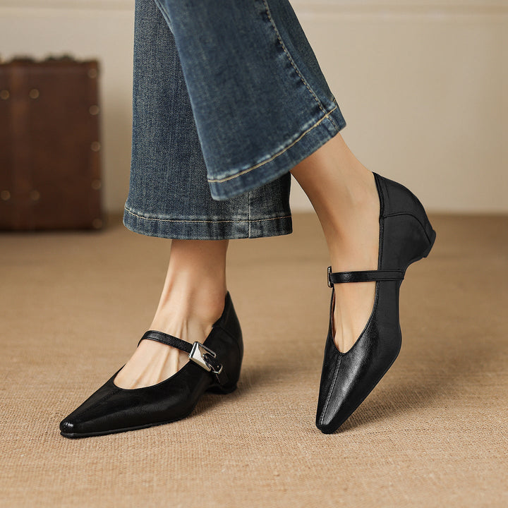 Frances™ | Pointed-Toe Comfort Mary Janes