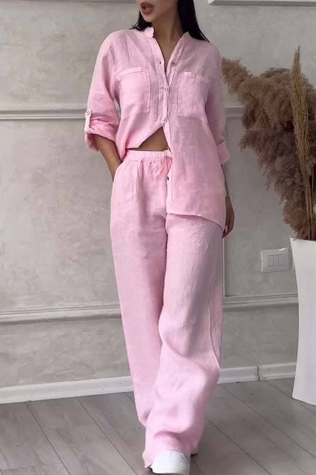 Marline | Casual Linen Ladies' Set