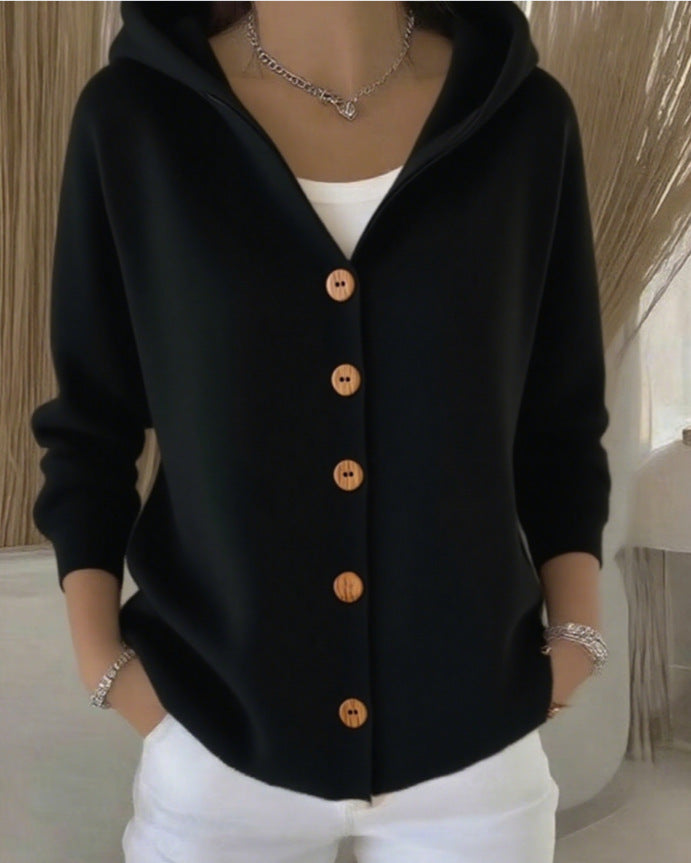 Maisie™ | Hooded Knit Cardigan