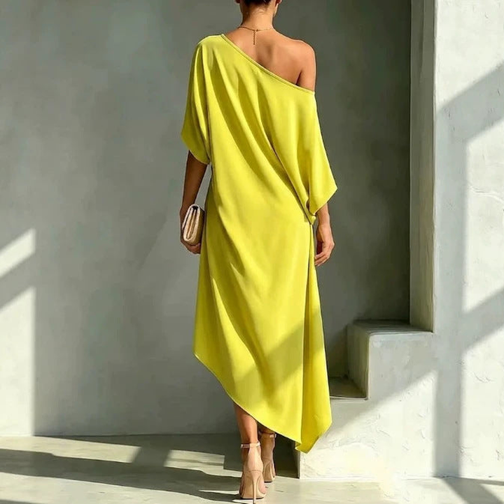 Scarlett™ | Effortless Asymmetric Elegance Dress