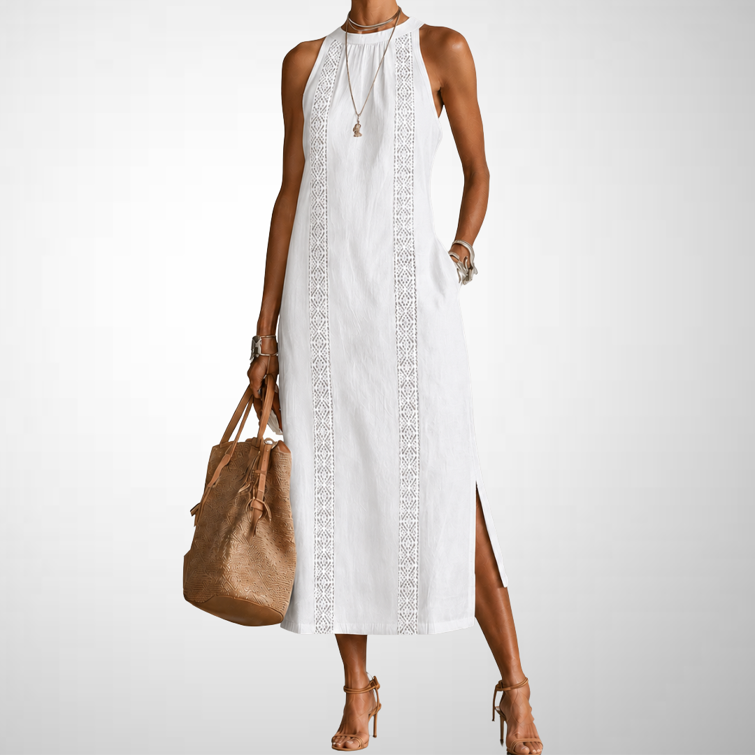 Layla | Linen Midi Dress