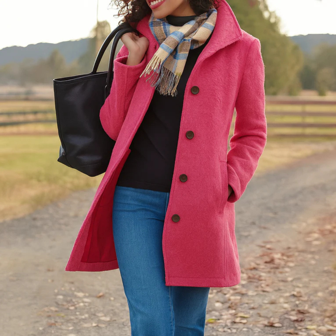 Lauren | Classic Button-Front Coat
