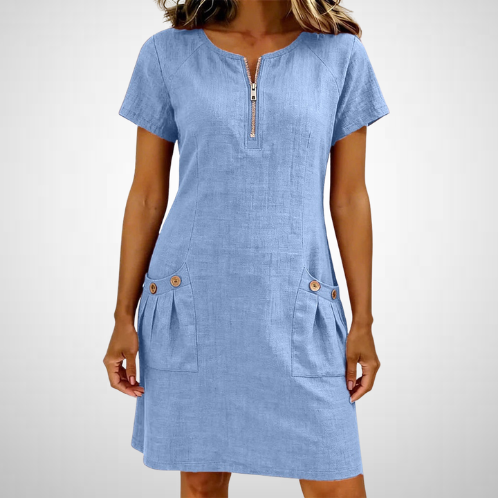 Lina™ Dress — Natural Elegance for Every Day