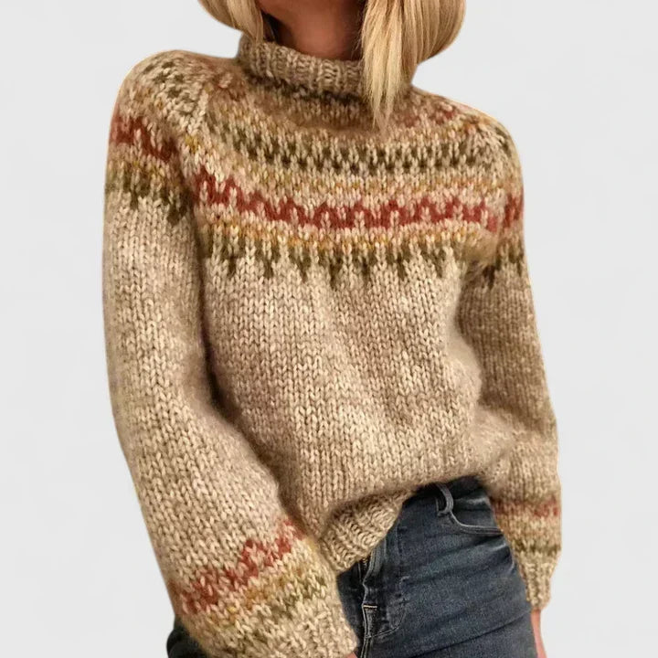 Elspeth™ | Nordic-Inspired Knit Sweater