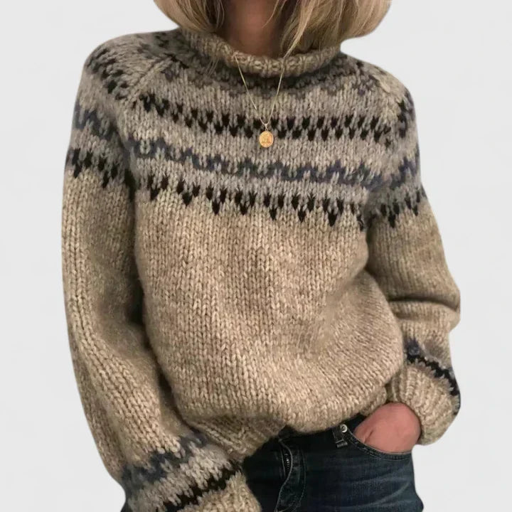 Elspeth™ | Nordic-Inspired Knit Sweater