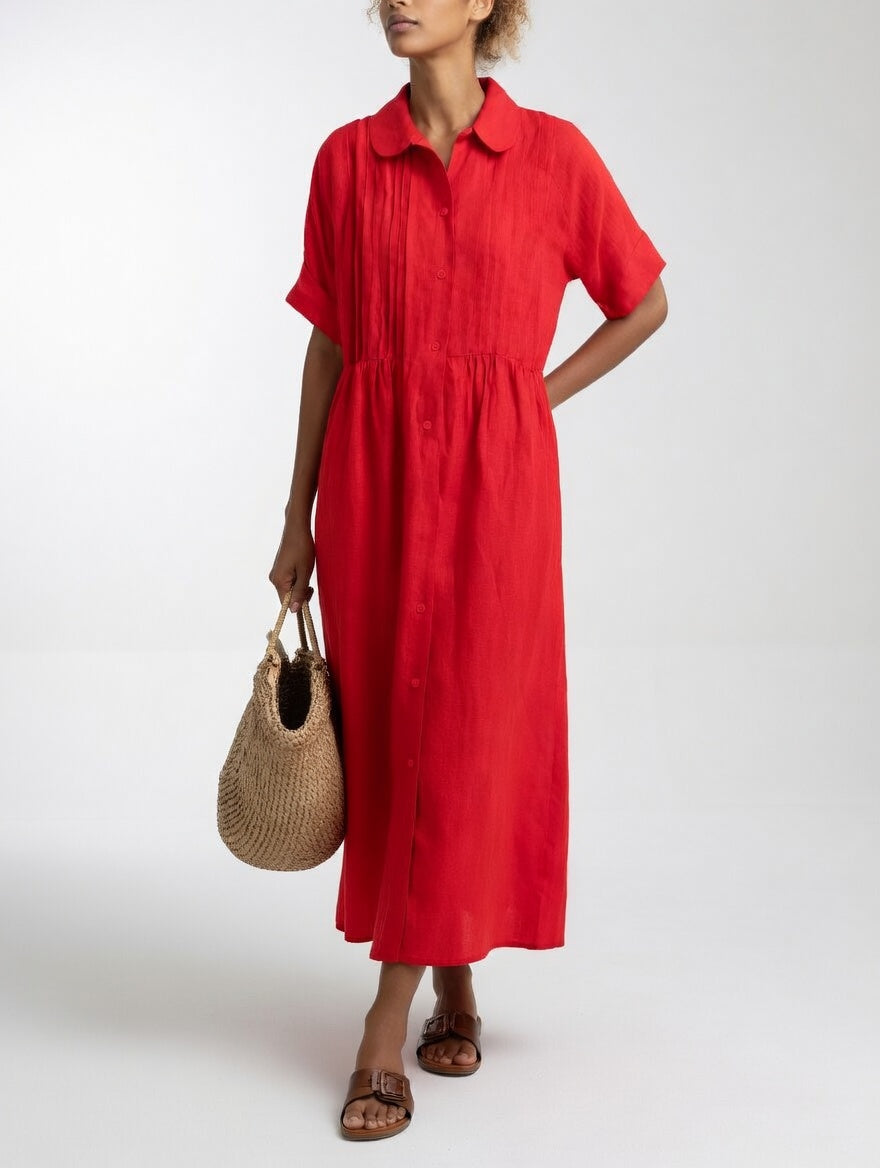 Mallory™ | Effortless Summer Shirt Dress