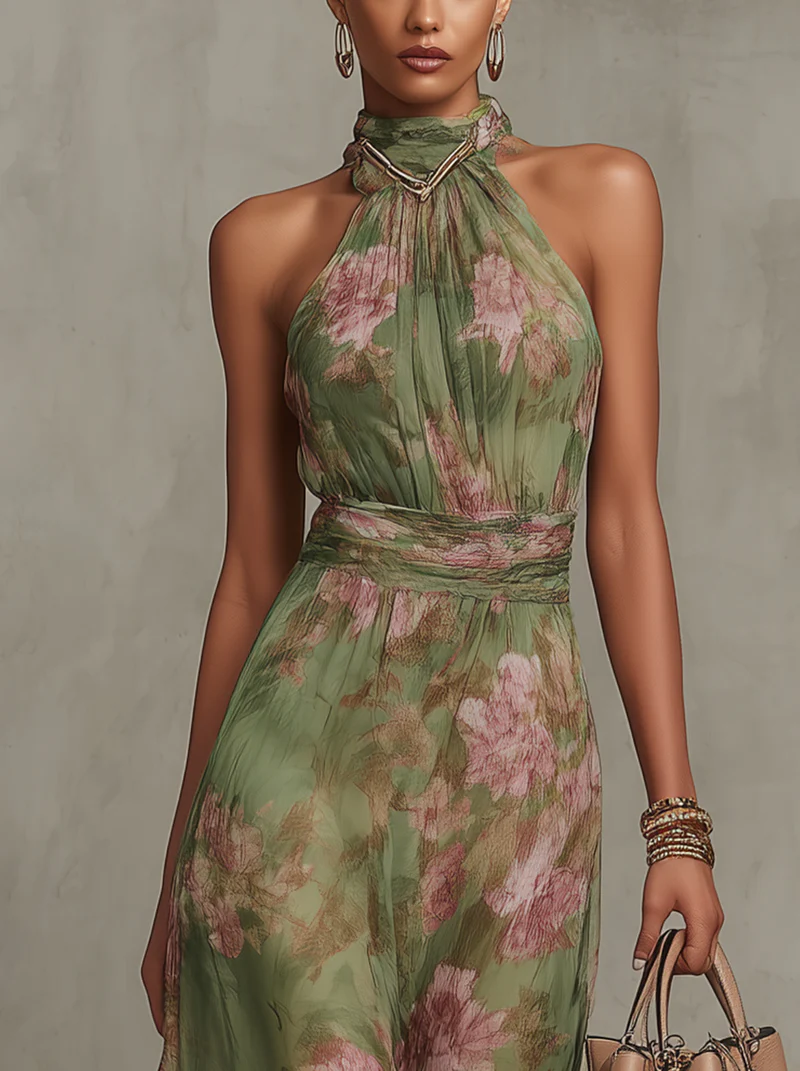 Serena - Long Chiffon Dress