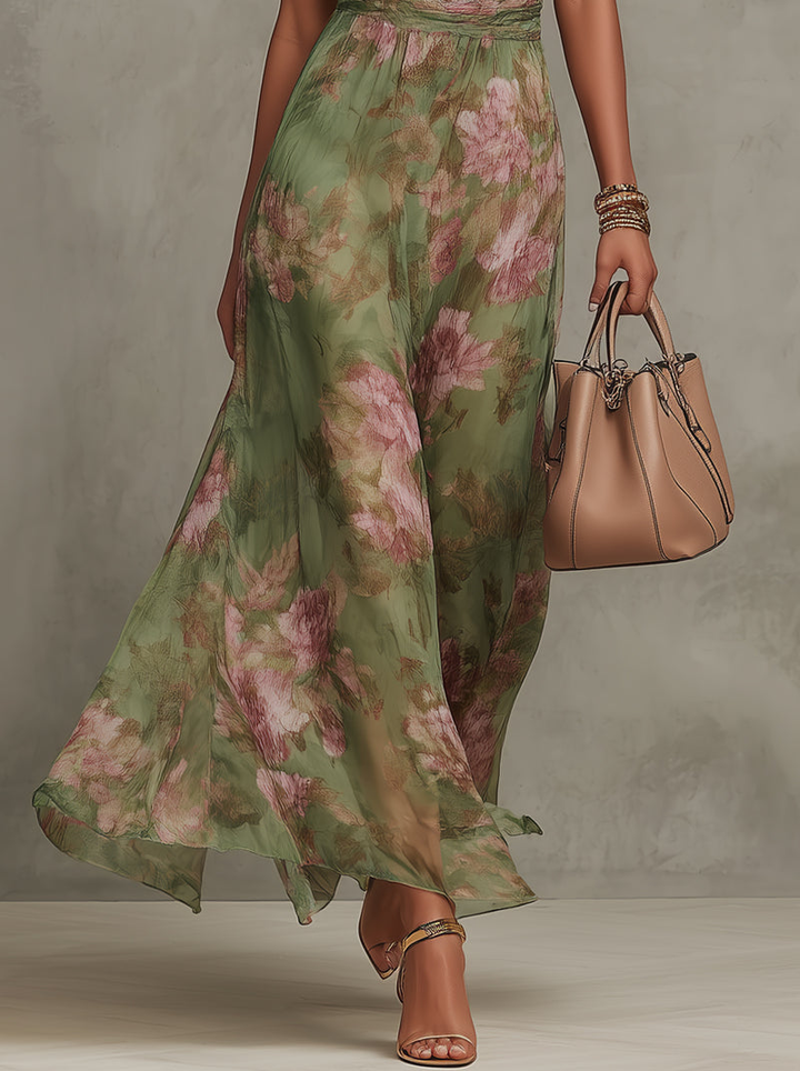 Serena - Long Chiffon Dress