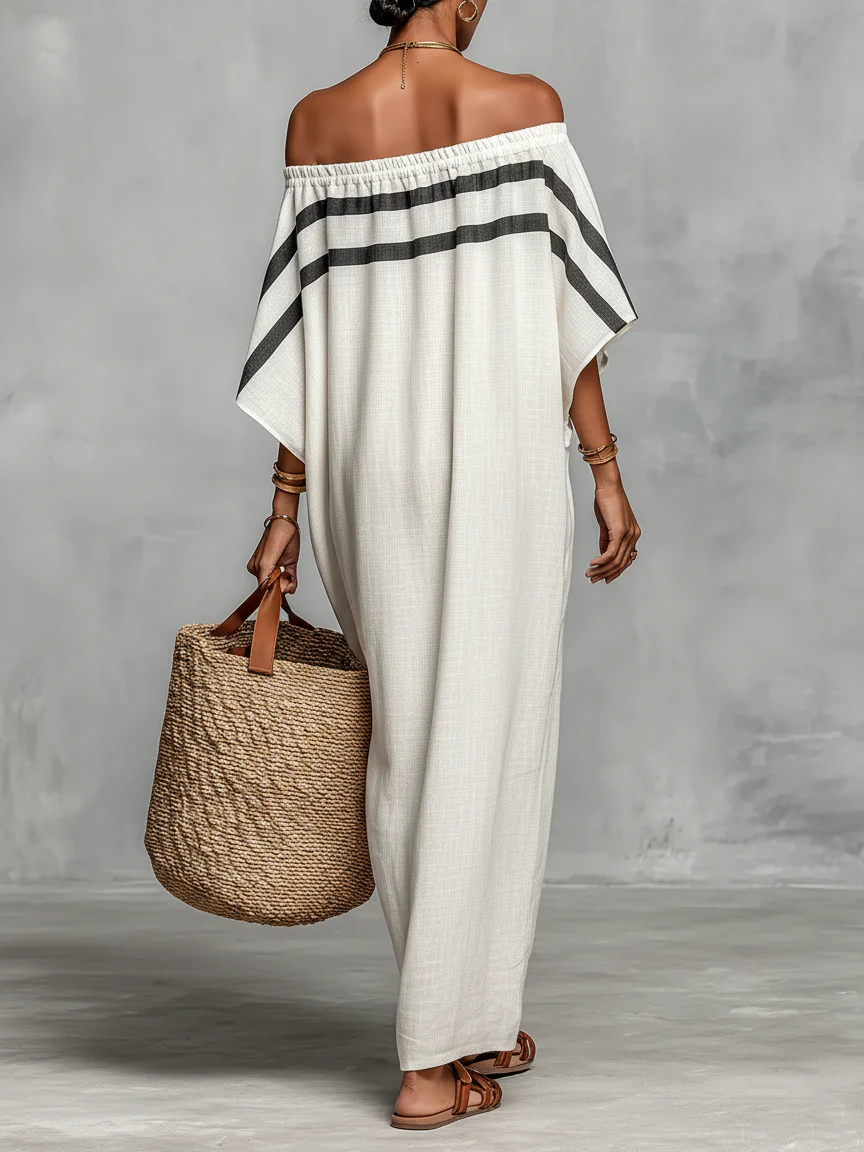 Aveline™ | Effortless Off-Shoulder Maxi Dress
