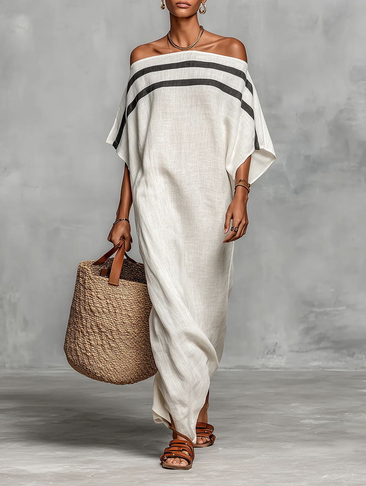 Aveline™ | Effortless Off-Shoulder Maxi Dress