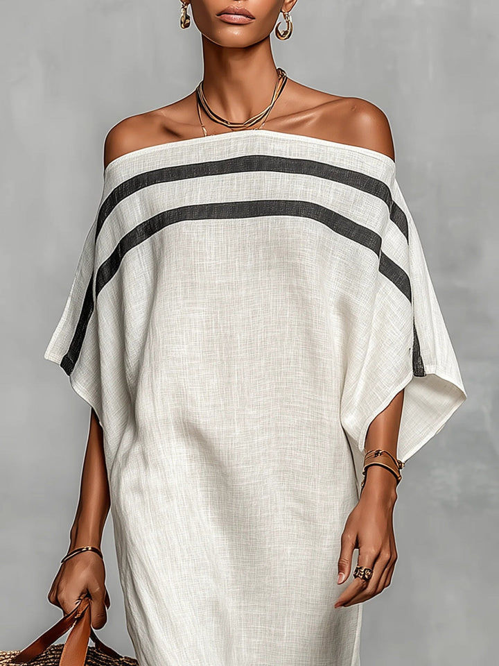 Aveline™ | Effortless Off-Shoulder Maxi Dress