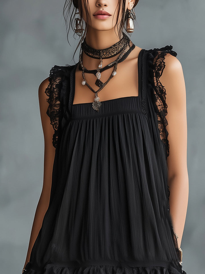 Elowyn™ | Delicate Pleats &amp; Romantic Elegance