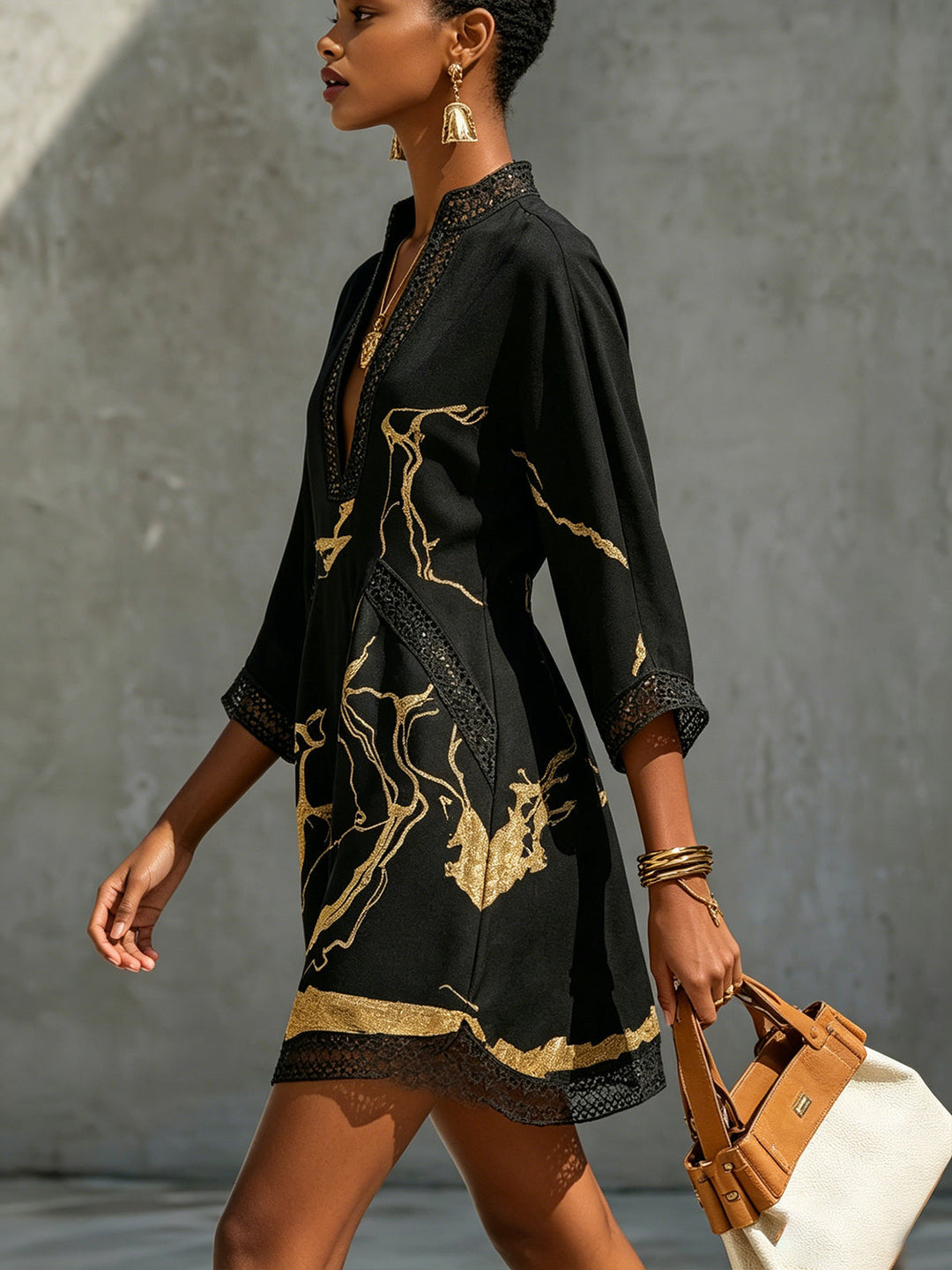Seraphina™ | Golden Elegance with a Bohemian Touch