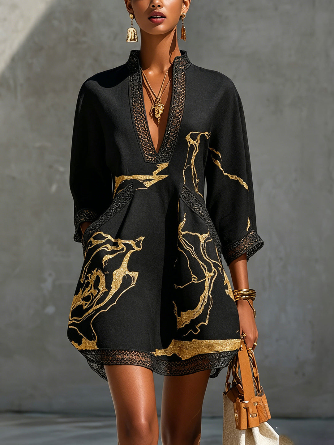 Seraphina™ | Golden Elegance with a Bohemian Touch