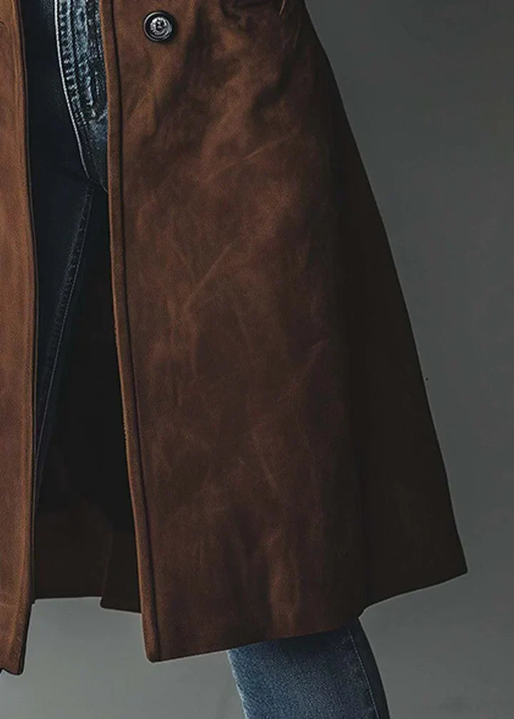 Savannah | Elegant Suede-Effect Coat