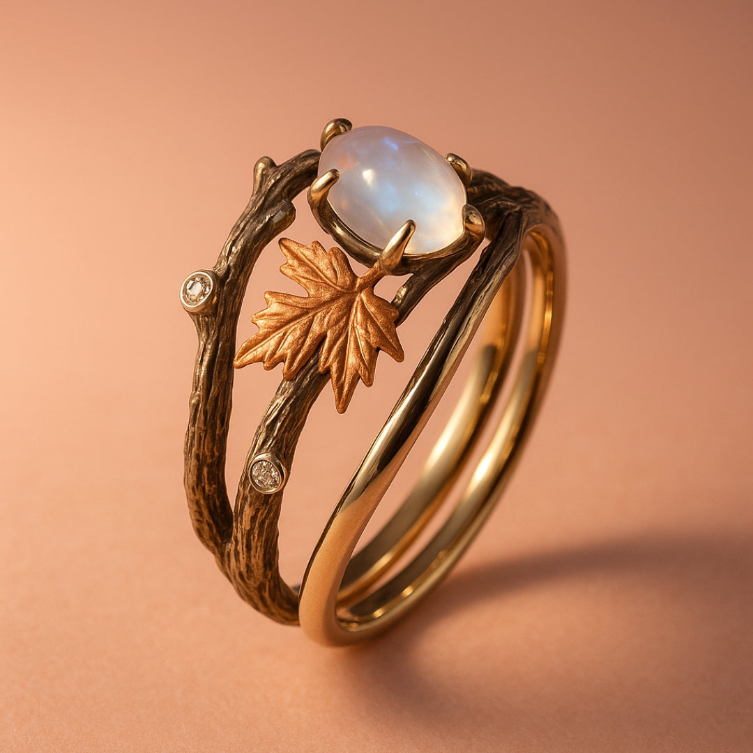 Harper | Natural Moonstone Ring