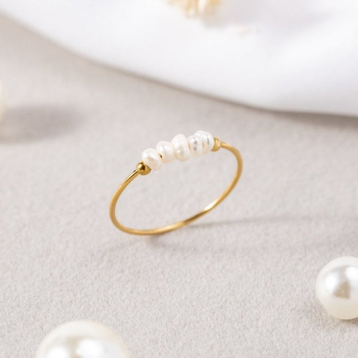 Kate | Timeless Ring Adorned with Freshwater Pearl