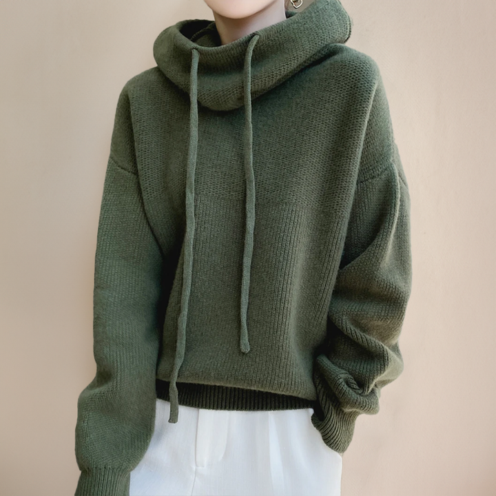 Lily | Knit Hoodie Sweater
