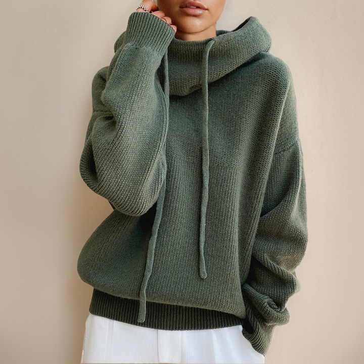 Lily | Knit Hoodie Sweater