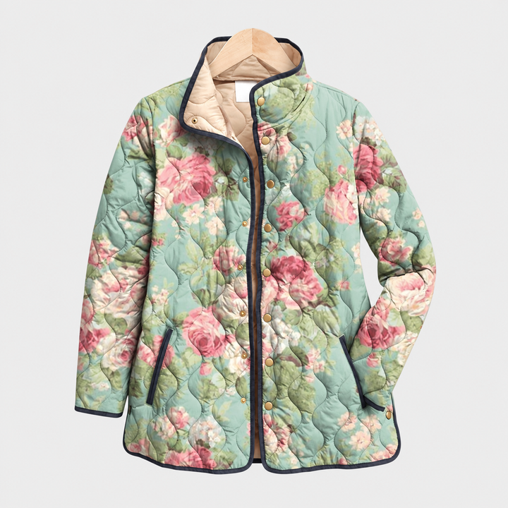 Giselle™ | Vintage Rose Quilted Jacket
