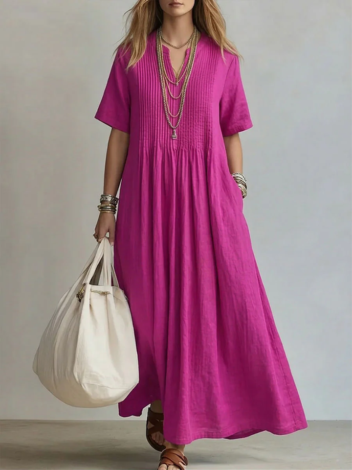 Cassidy Rae™ | Effortless Pleated Elegance