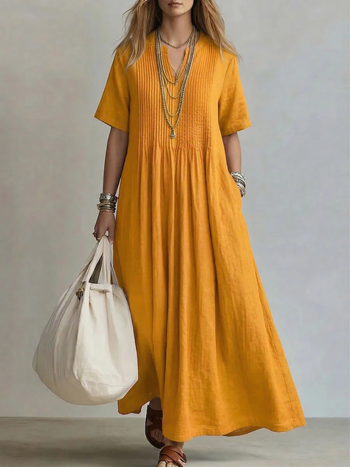 Cassidy Rae™ | Effortless Pleated Elegance
