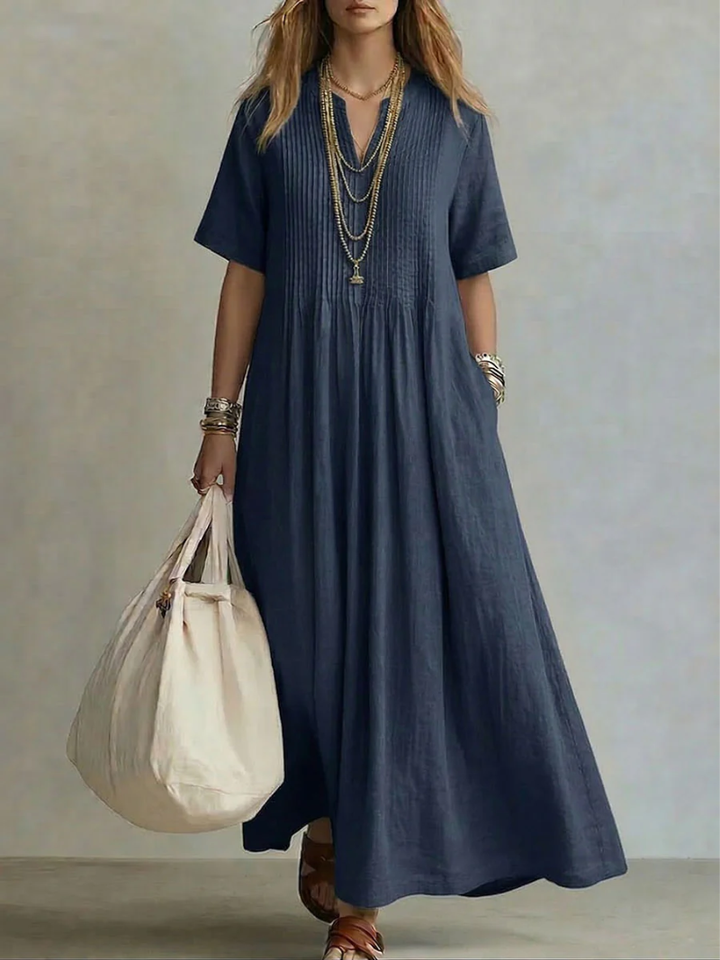 Cassidy Rae™ | Effortless Pleated Elegance