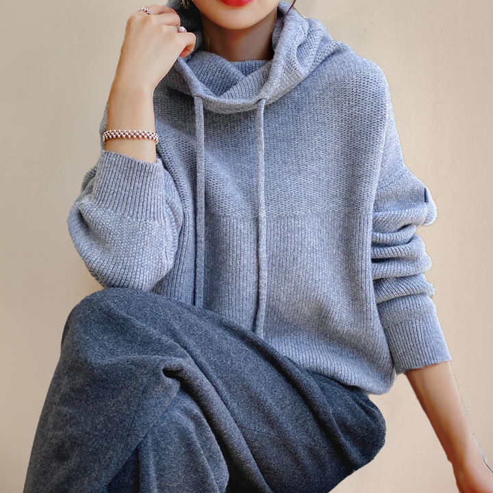 Lily | Knit Hoodie Sweater