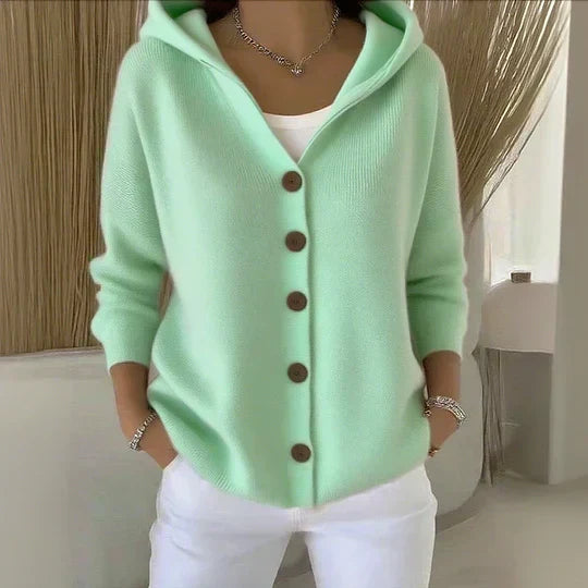 Maisie™ | Hooded Knit Cardigan