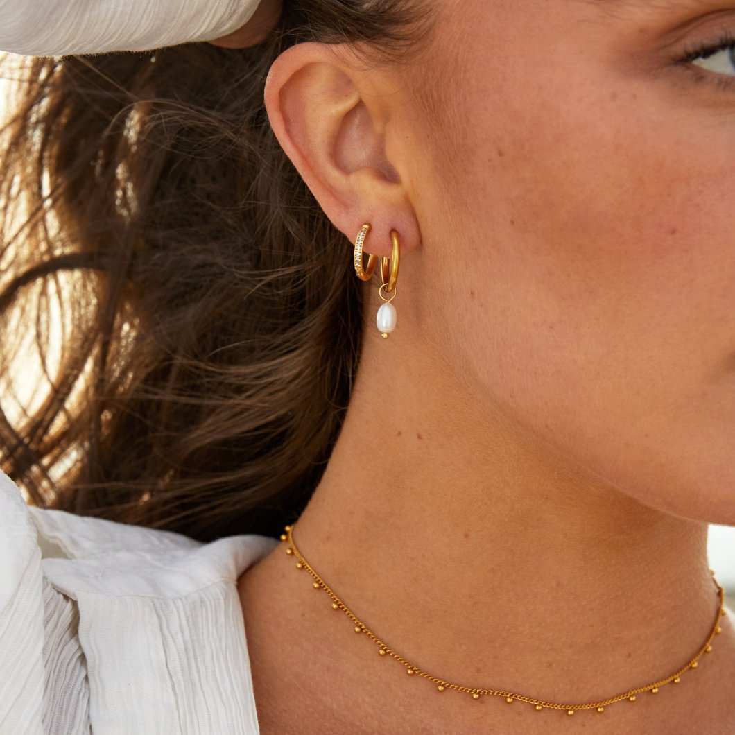 Jessica | ETERNITY HOOP EARRINGS