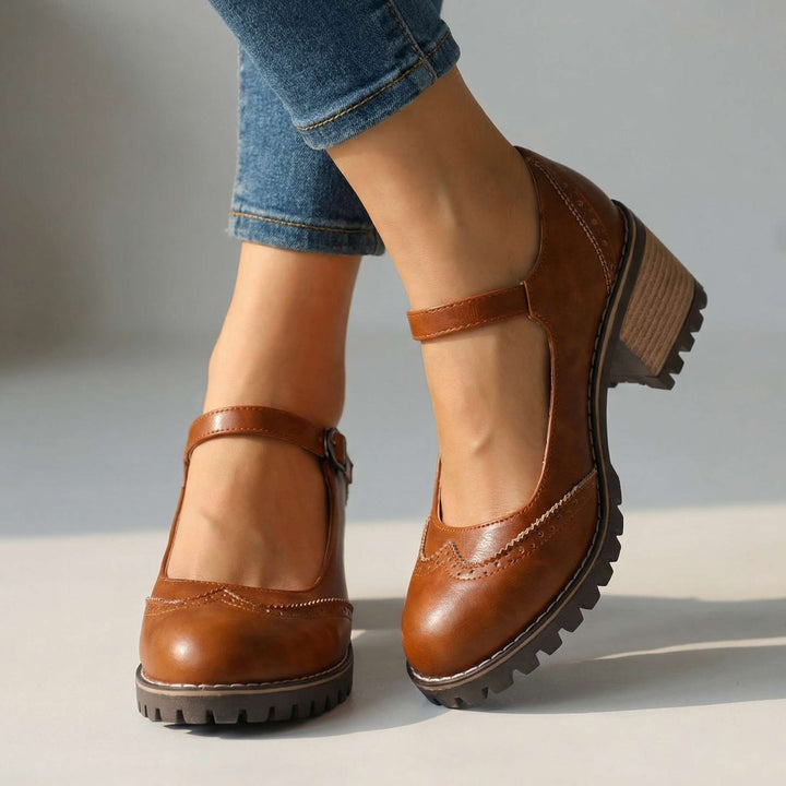 Elspeth | Orthopaedic Block Heel Shoes