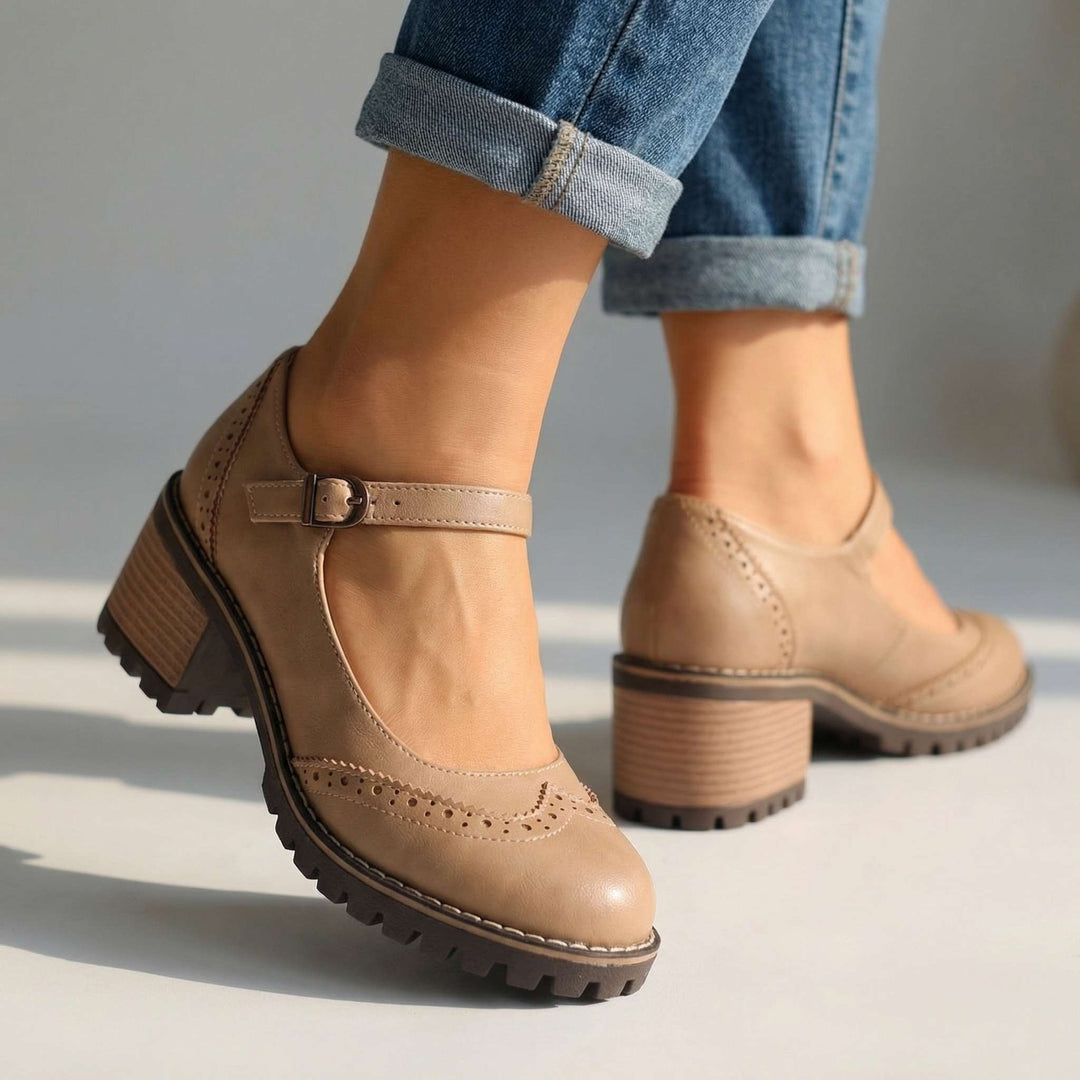 Elspeth | Orthopaedic Block Heel Shoes