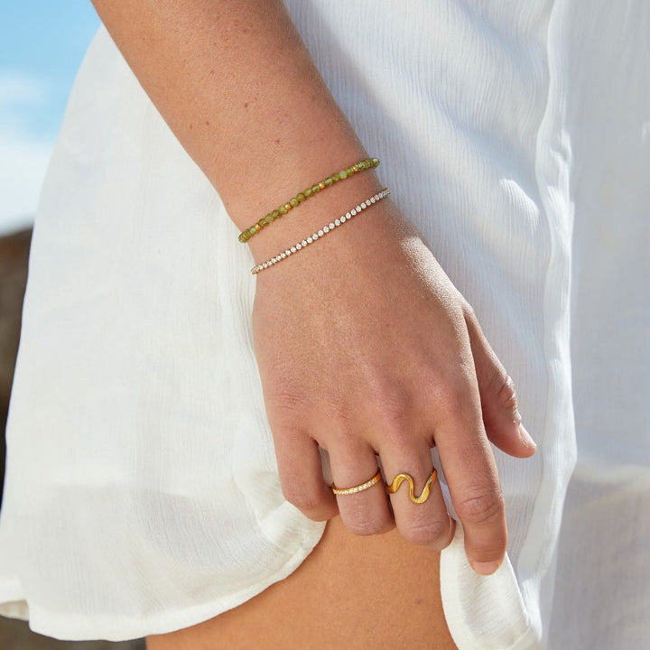 Diana | Gold Wave Ring