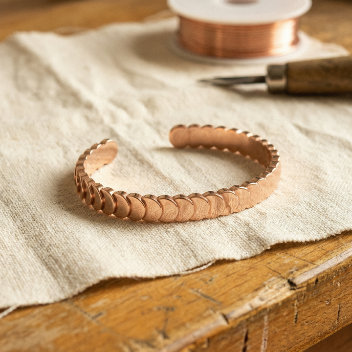 Maya's Tide Copper Bracelet