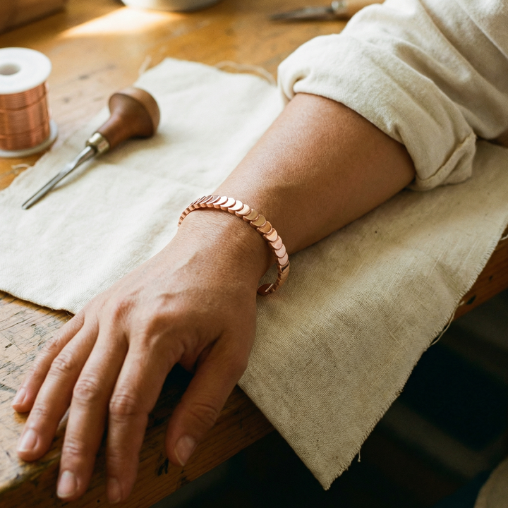 Maya's Tide Copper Bracelet