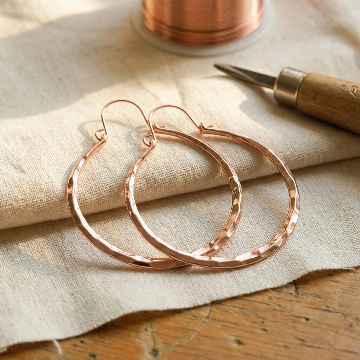 Maya's Willow Copper Earrings