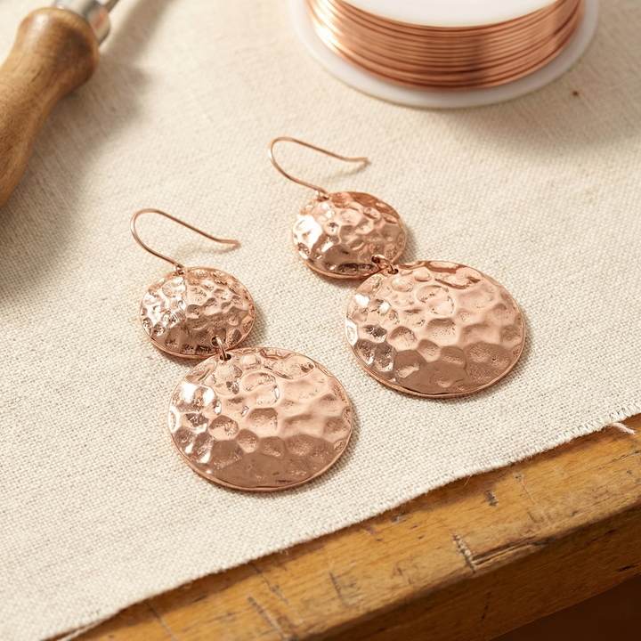 Maya's Solstice Copper Earrings