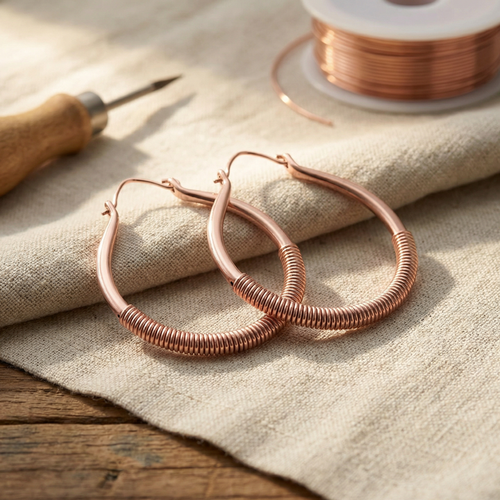 Maya's Creek Copper Earrings
