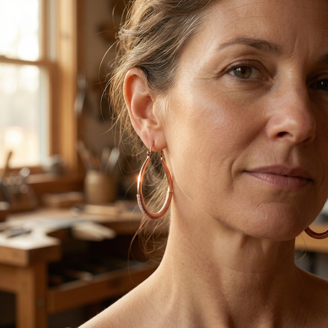 Maya's Creek Copper Earrings