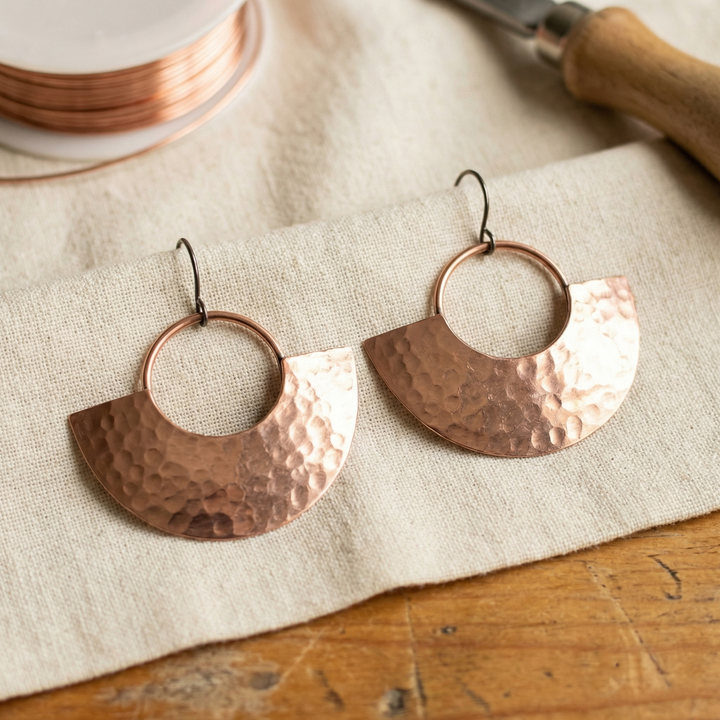 Maya's Sol Copper Earrings